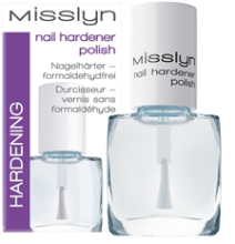 Парфумерія, косметика Зміцнюючий лак для нігтів - Misslyn Nail Hardener Polish (тестер)