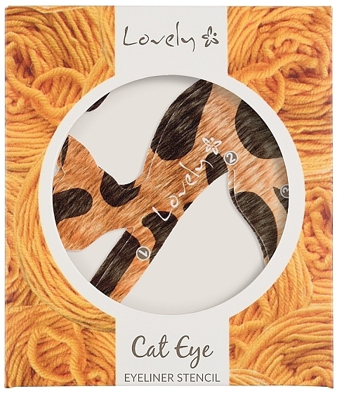 Трафарет для макияжа "Кошачий глаз" - Lovely Cat Eye Eyeliner Stencil — фото N1