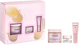 Парфумерія, косметика Набір - Caudalie Resveratrol-Lift (f/cr/50ml + f/cr/15ml + eye/cr/5ml)