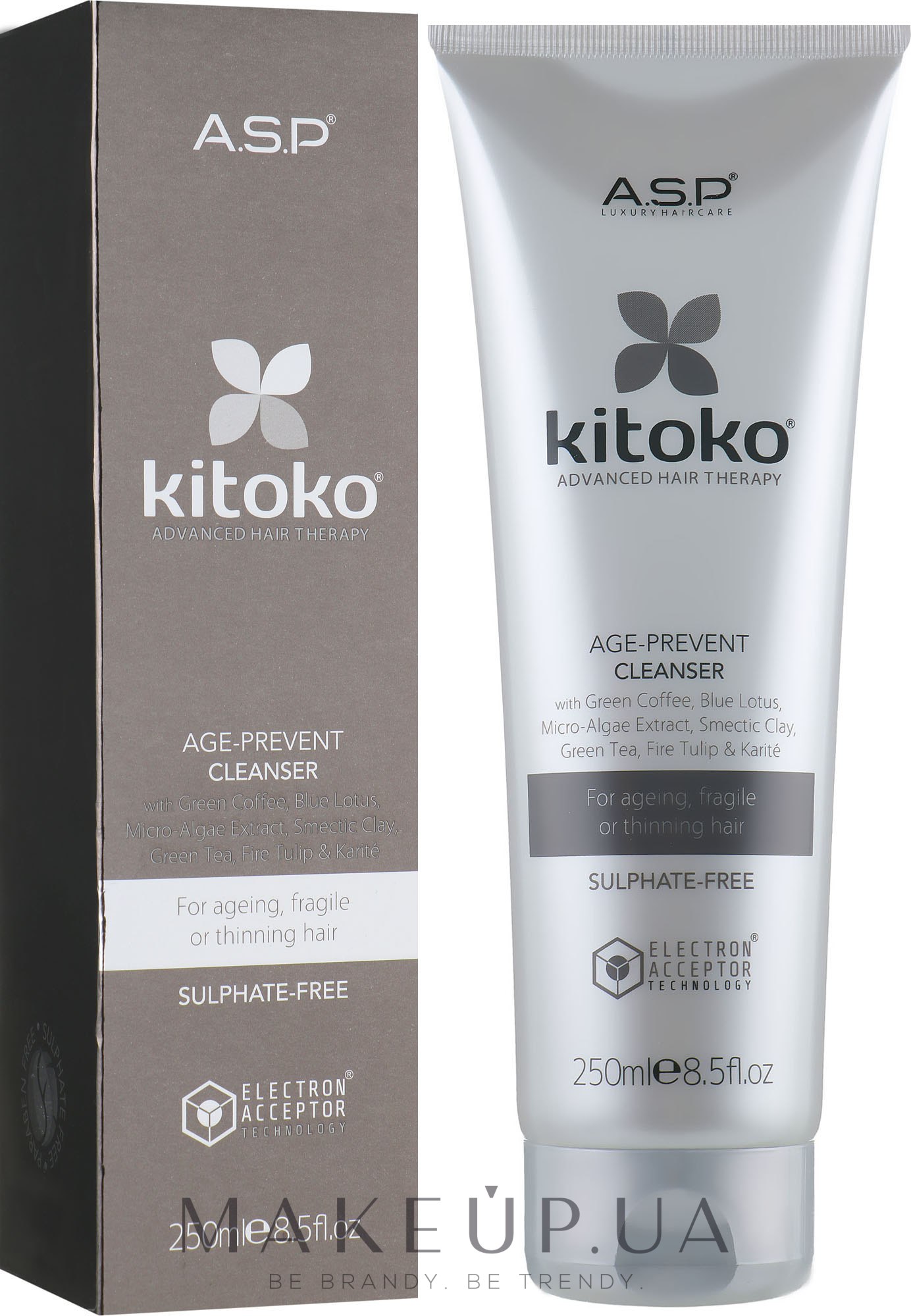 Антивіковий шампунь - ASP Kitoko Age Prevent Cleanser — фото 250ml