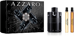 Azzaro The Most Wanted Intense - Набор (edp/100ml + edp/10ml + parf/10ml) — фото N1