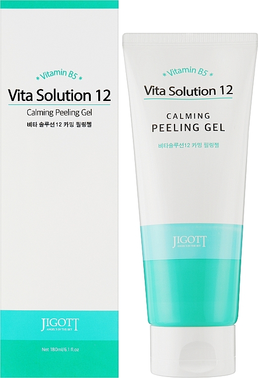 Заспокійливий пілінг-гель для обличчя - Jigott Vita Solution 12 Calming Peeling Gel — фото N2