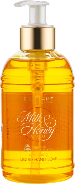 Жидкое мыло для рук "Молоко и мед-Золотая серия" - Oriflame Milk Honey Liquid Hand Soap — фото N1