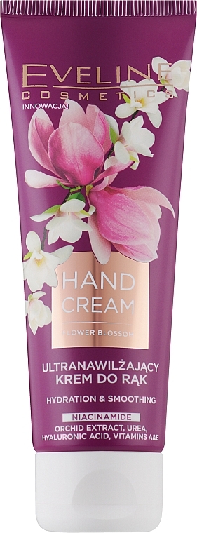 Увлажняющий крем для рук - Eveline Cosmetics Flower Blossom Hand Cream — фото N1