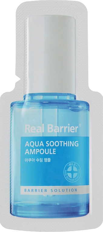 Заспокійлива ампульна сироватка - Real Barrier Aqua Soothing Ampoule — фото N1