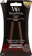 Парфумерія, косметика Аромадифузор для авто (картридж) - Woodwick Cinnamon Chai Auto Reeds Refill