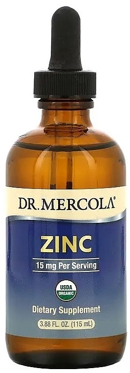 Рідкий цинк, 15 мг - Dr. Mercola Zinc — фото N1