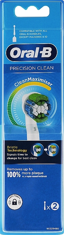 Сменная насадка для электрической зубной щетки, 2 шт. - Oral-B Precision Clean Clean Maximizer — фото N9