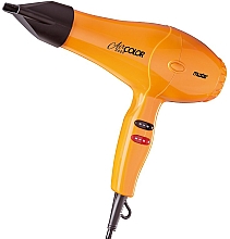 Фен для укладки волос, оранжевый - Dikson Muster Air Color 3000 — фото N1