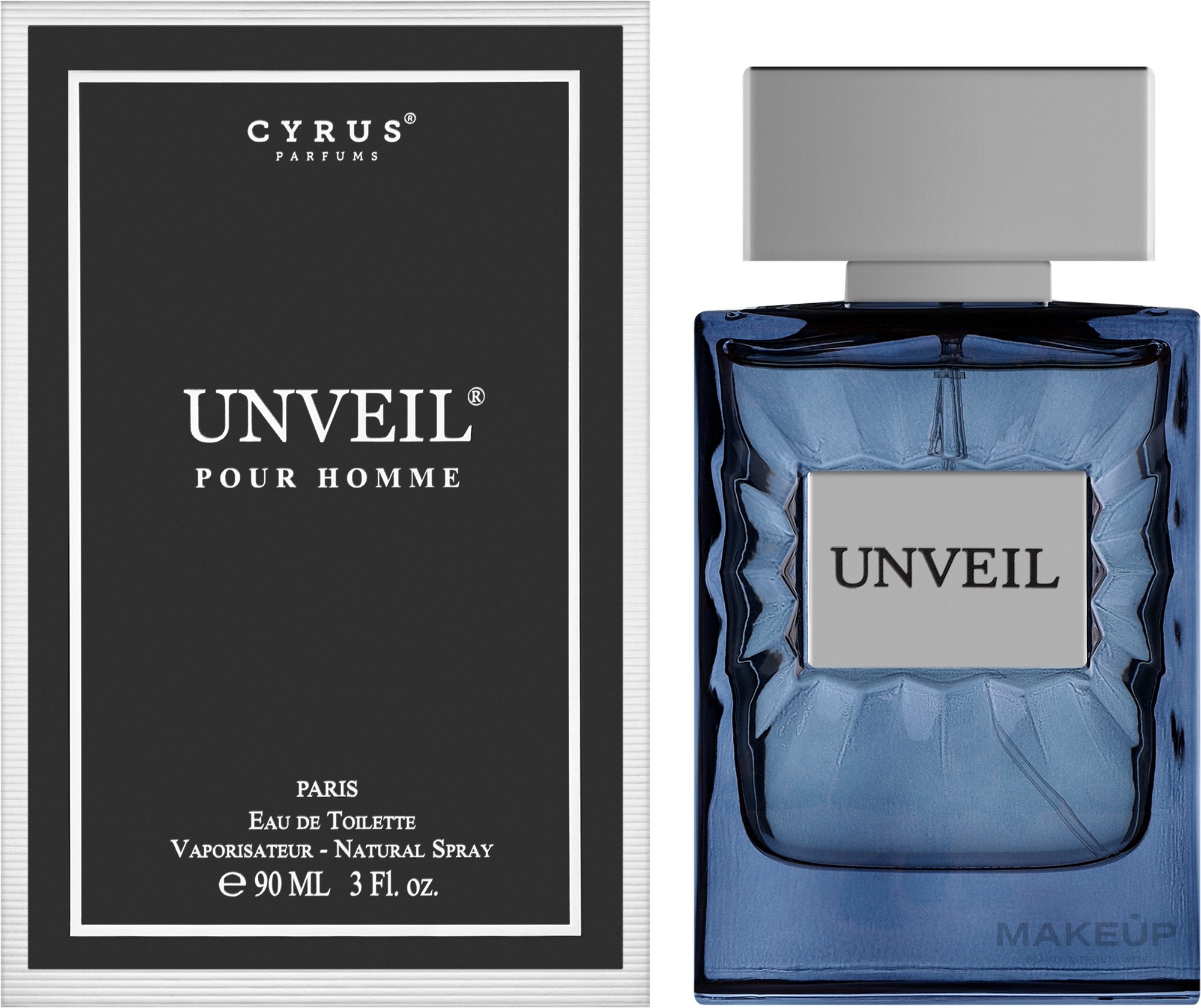 Paris Bleu Unveil Pour Homme - Туалетная вода — фото 90ml