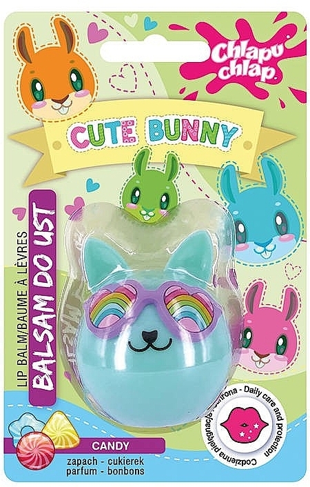 Бальзам для губ "Cute Bunny", конфета - Chlapu Chlap Cute Bunny Candy — фото N1