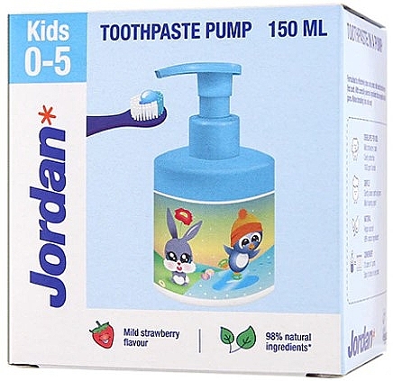 Зубна паста для дітей 0-5 років - Jordan Kids Toothpaste Pump — фото N2