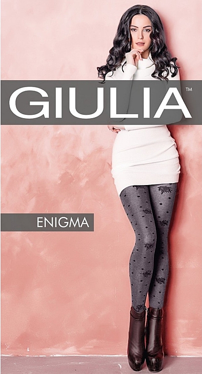 Колготки для женщин "Enigma Model 5" 150 Den, light grey - Giulia