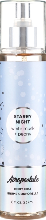 Мист для тела - Aeropostale Starry Night Musk + Peony Fragrance Body Mist — фото N1