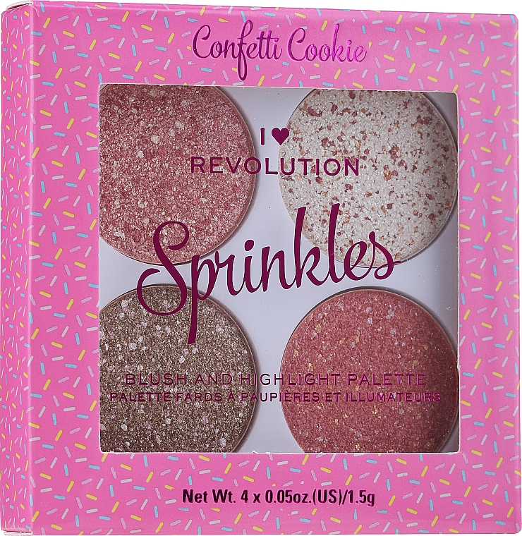 Рум'яна - Makeup Revolution I Heart Revolution Sprinkles — фото N3