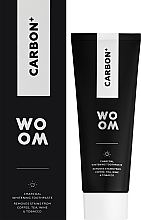 Відбілювальна зубна паста з активованим вугіллям - Woom Carbon+ Black Whitening Toothpaste — фото N2