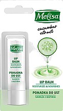 Парфумерія, косметика Бальзам для губ з екстрактом огірка - Uroda Melisa Cucumber Extract Lip Balm