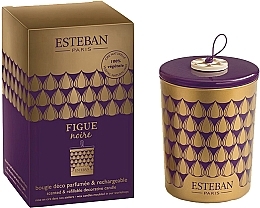 Esteban Figue Noire - Парфюмированная декоративная свеча — фото N1