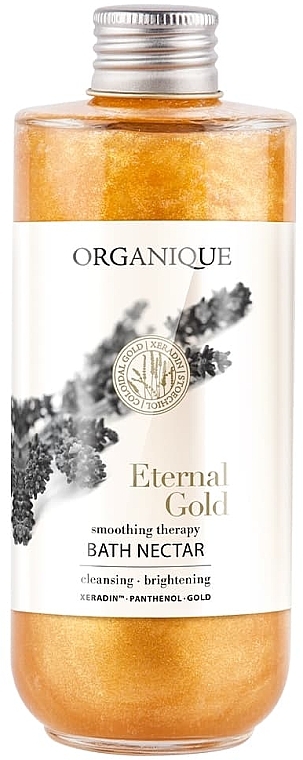 Омолоджуючий нектар для ванни - Organique Eternal Gold Rejuvenating Golden Bath Nectar — фото N1
