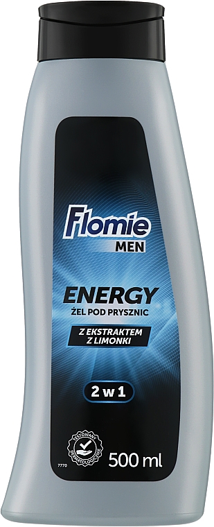 Гель для душа 2в1 "Лайм" - Flomie Men Energy