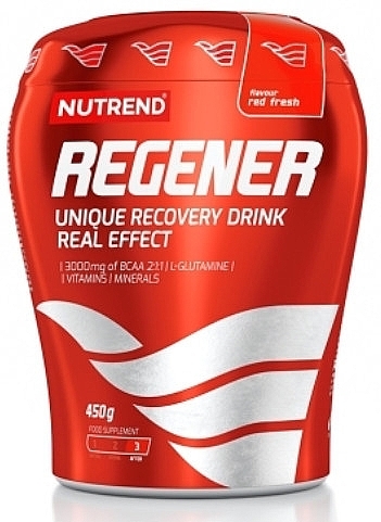 Энергетический напиток в порошке, красная свежесть - Nutrend Regener — фото N1