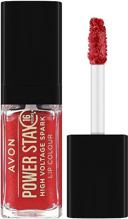 Рідка губна помада "Суперстійкість" - Avon Power Stay 16H High Voltage Spark Lip Colour — фото N1