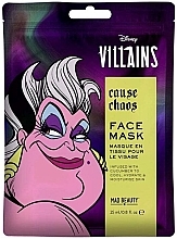 Маска для лица "Урсула" - Mad Beauty Disney Villains Ursula Face Mask — фото N1