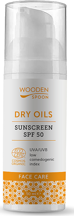 Солнцезащитный лосьон - Wooden Spoon Dry Oils Sunscreen SPF 50 — фото N1