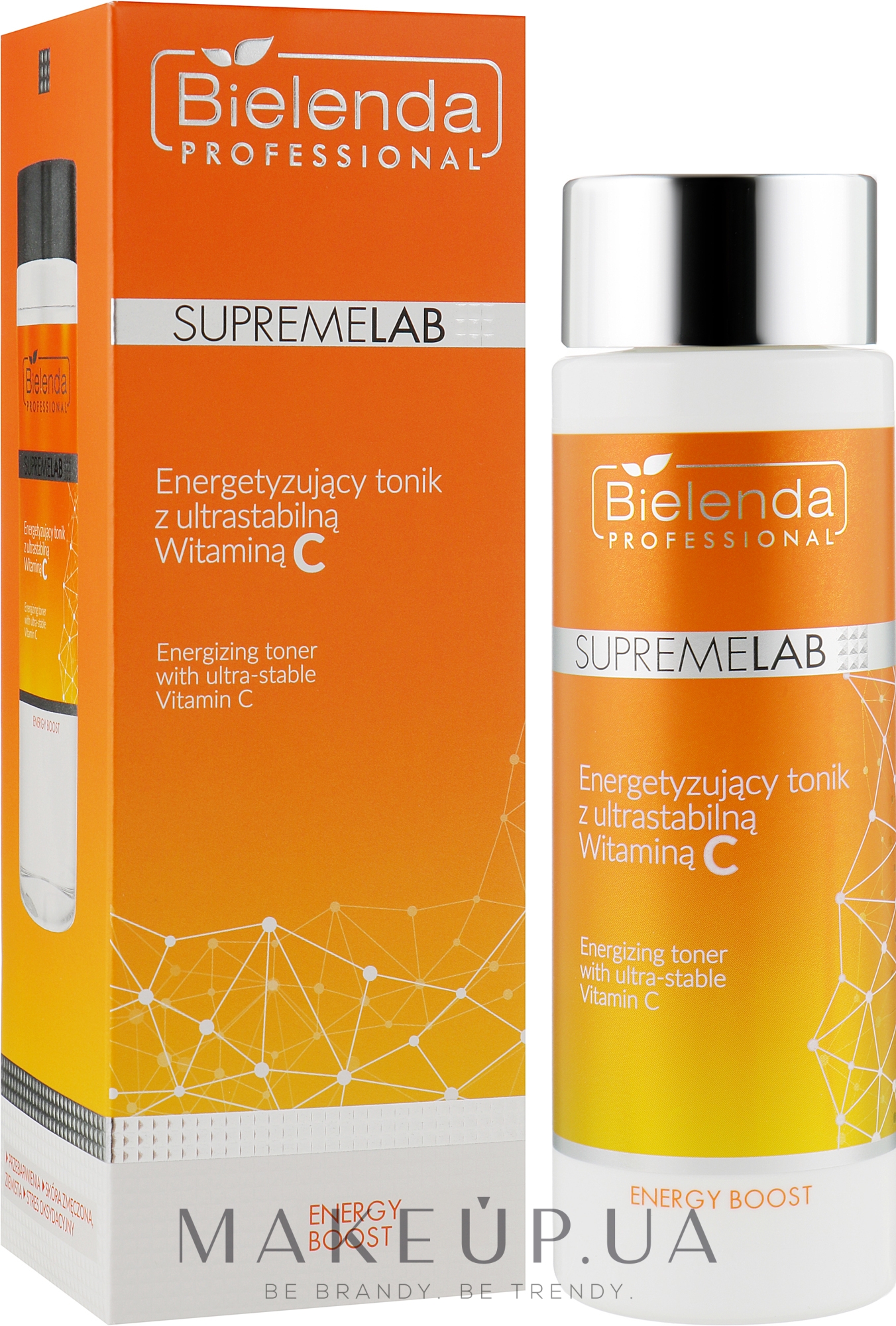 Энергетический тоник с ультрастабильным витамином С - Bielenda Professional SupremeLab Energy Boost  — фото 200ml