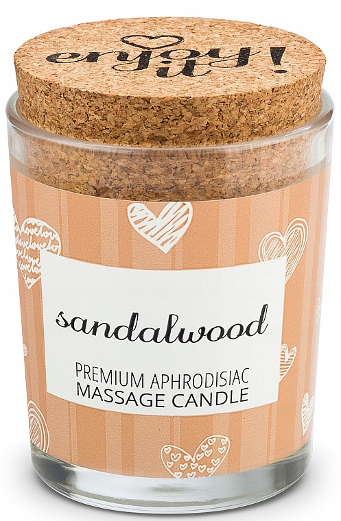 Свеча для массажа "Сандал" - Magnetifico Enjoy it! Massage Candle Sandalwood — фото N3