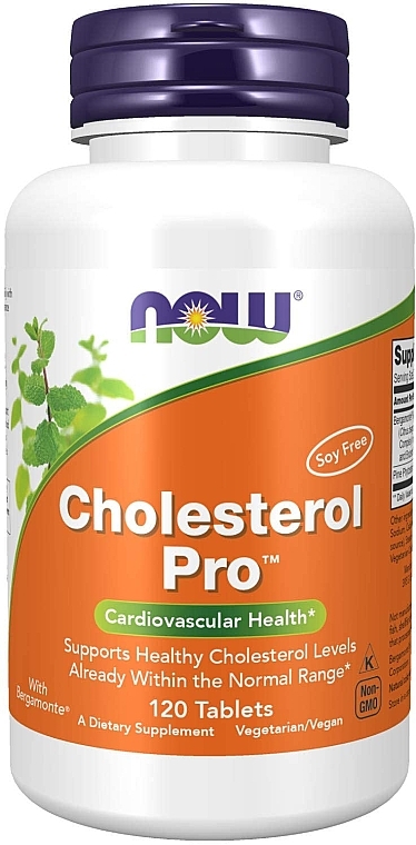 Харчова добавка "Холестерин Pro", 120 таблеток - Now Foods Cholesterol Pro — фото N1