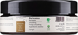 Парфумерія, косметика Бальзам для волосся з лляною олією - BioBotanic Silk Down Smoothing Balm