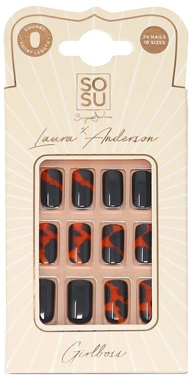 Набор накладных ногтей - Sosu by SJ False Nails Laura Anderson Girlboss — фото N1