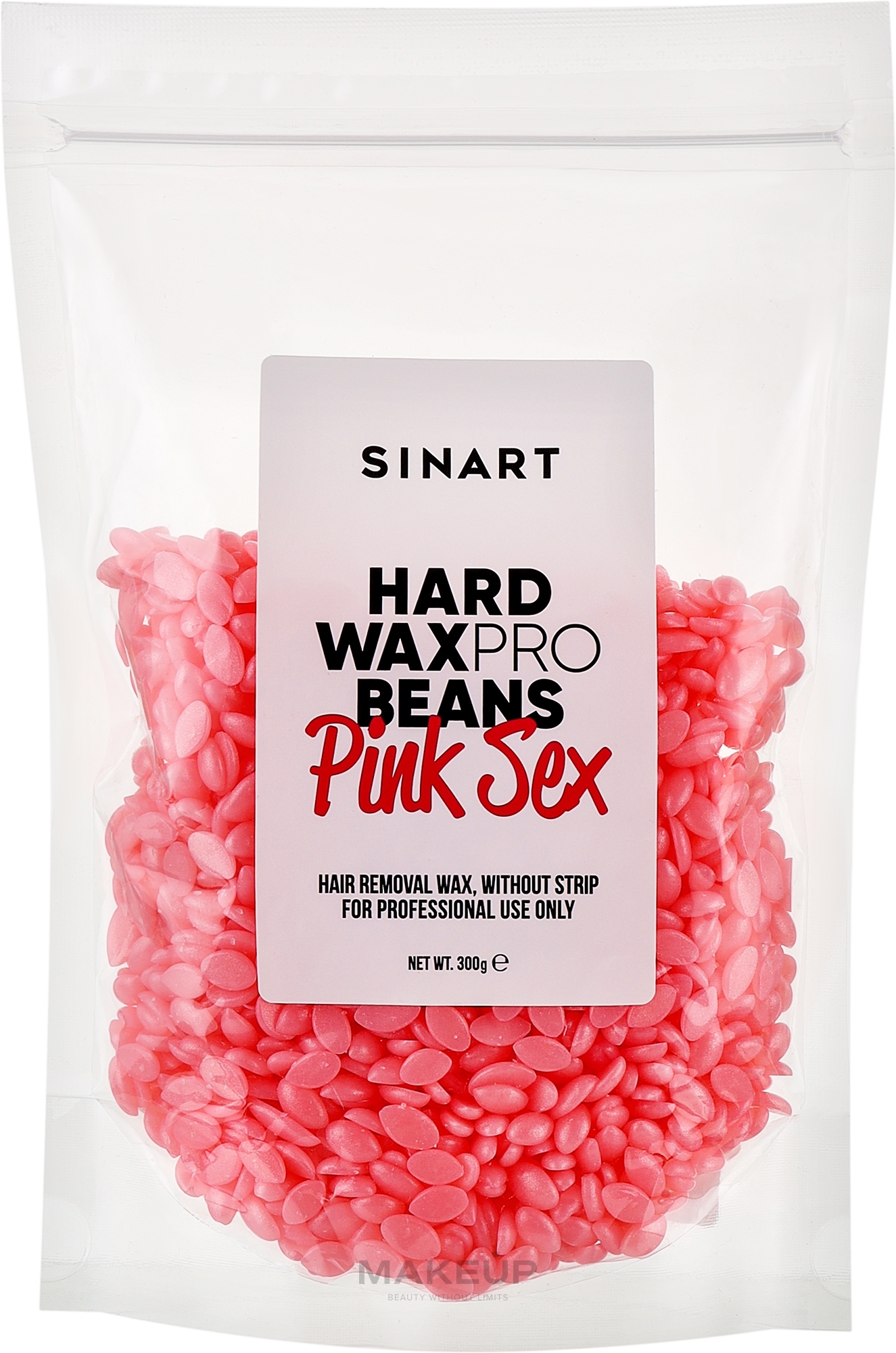 Воск для депиляции в гранулах - Sinart Hard Waxpro Beans Pink Sex — фото 300g