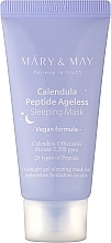 УЦІНКА Гелева нічна маска для обличчя - Mary & May Calendula Peptide Ageless Sleeping Mask * — фото N3