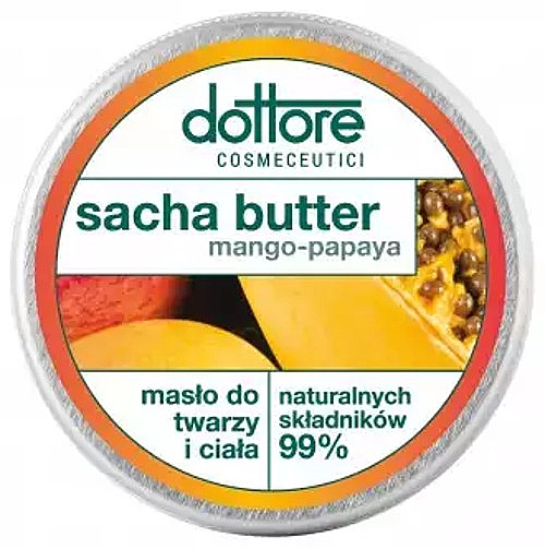 Баттер для лица и тела "Манго-папайя" - Dottore Sacha Butter Mango-Papaya — фото N1