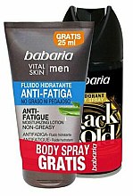 Парфумерія, косметика Набір - Babaria Men Vital Skin Antifatiga Set (deo/150ml + fluid/75ml)