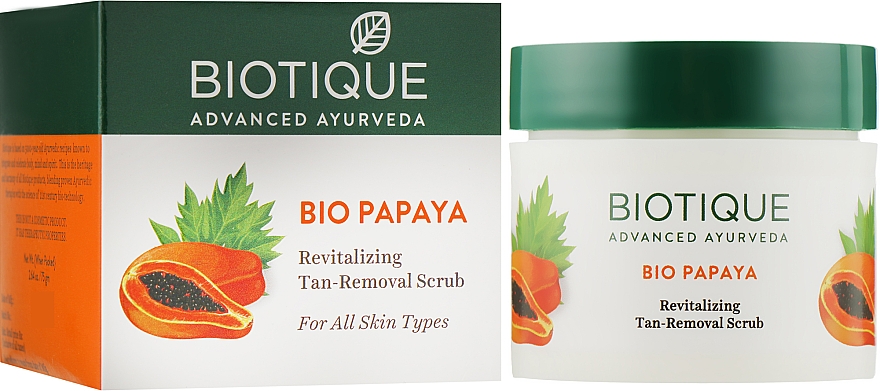 Відлущуючий скраб - Biotique Exfoliating Papaya Scrub