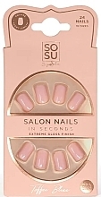 Парфумерія, косметика Набір накладних нігтів - Sosu by SJ Salon Nails In Seconds Toffee Bliss