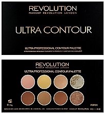 Makeup Revolution Ultra Contour Palette - Палетка для контурингу — фото N2