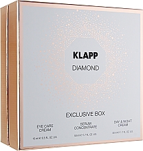 Духи, Парфюмерия, косметика Набор - Klapp Diamond Exclusive Box (eye/cr/15ml + ser/50ml + cr/50ml)