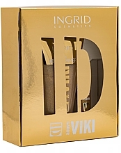 Набор - Ingrid Cosmetics x Viki Gabor ID Golden Set 2 (b/lot/150ml + lip/gel/15ml) — фото N2