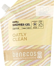 Парфумерія, косметика Гель для душу - Benecos Shower Gel Organic Oats (змінний блок)