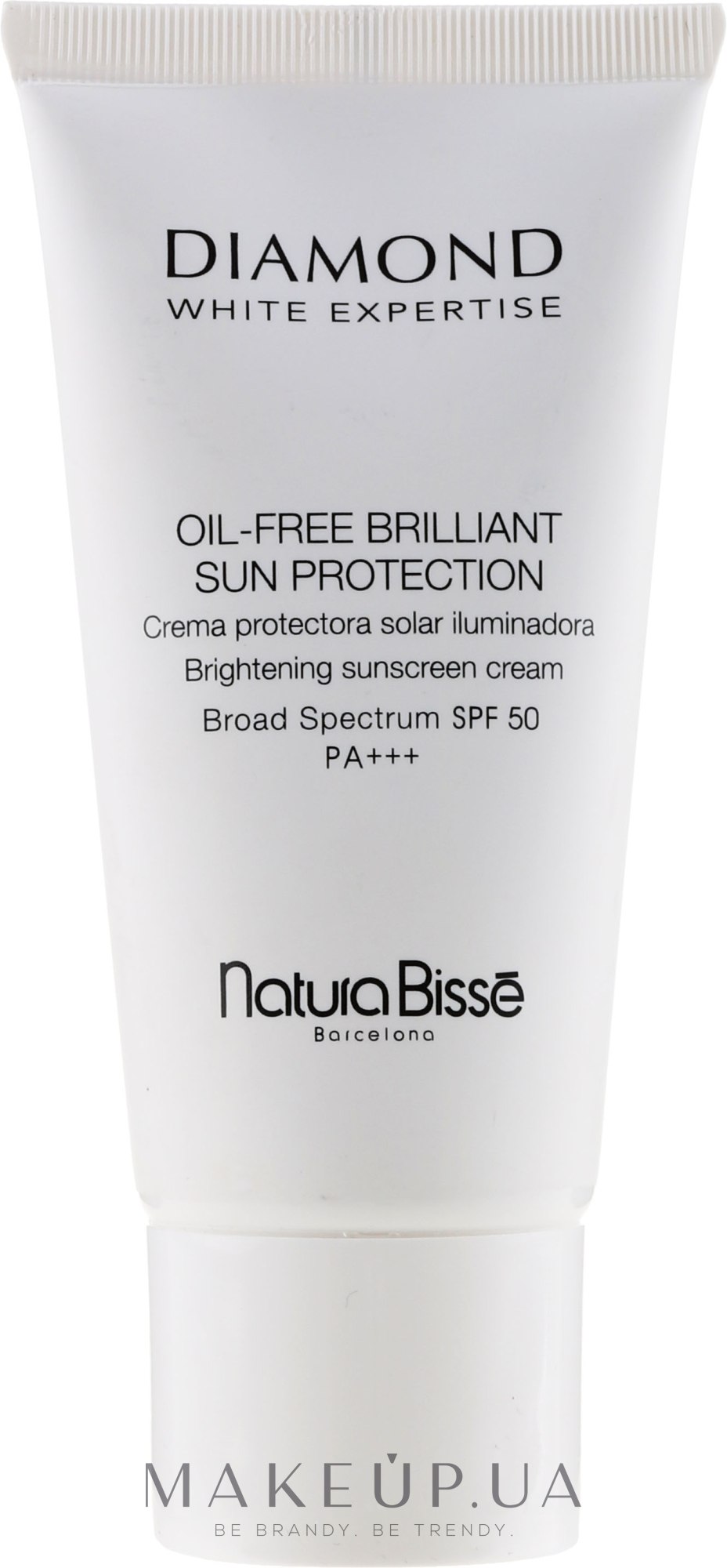 Natura Bisse Diamond White SPF 50 +++ Oil Free Brilliant Protection -  Осветляющий защитный крем: купить по лучшей цене в Украине 