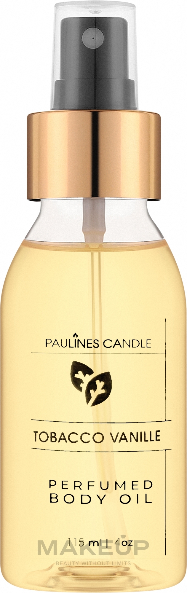 Pauline's Candle Tobacco Vanille Perfumed Body Oil - Парфумована олія для тіла — фото 115ml