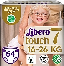 Духи, Парфюмерия, косметика Подгузники детские Touch 7 (16-26 кг), 64 шт. (2х32) - Libero