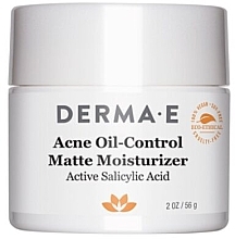 Матуючий крем від акне для контролю жирності шкіри - Derma E Anti-Acne Rebalancing Cream Active Salicylic Acid — фото N1