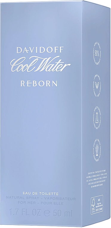 Davidoff Cool Water Reborn For Her - Туалетна вода — фото N3