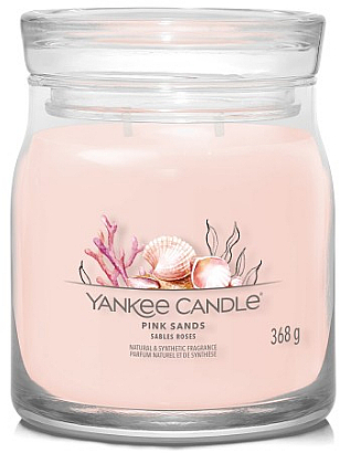 Ароматична свічка в банці "Pink Sands", 2 ґноти - Yankee Candle Singnature — фото N1