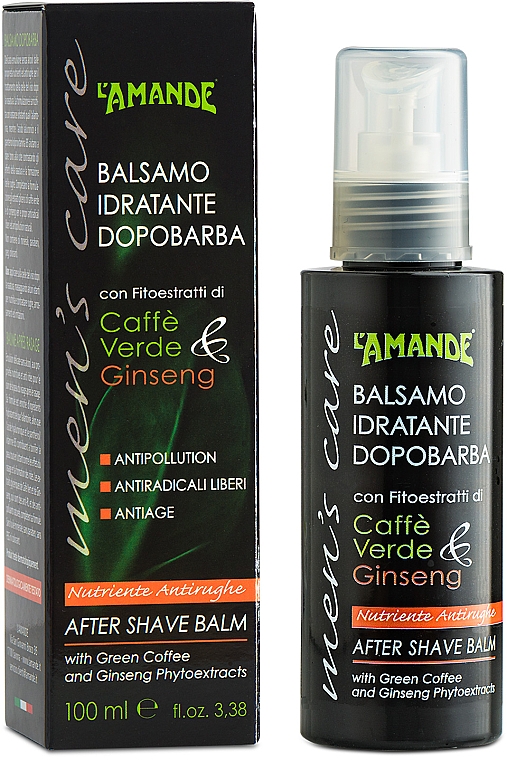 Питательный бальзам после бритья и против морщин для мужчин - 	L'Amande Men’s Care Nourishing & Anti-Wrinkle After Shave Balm — фото N2